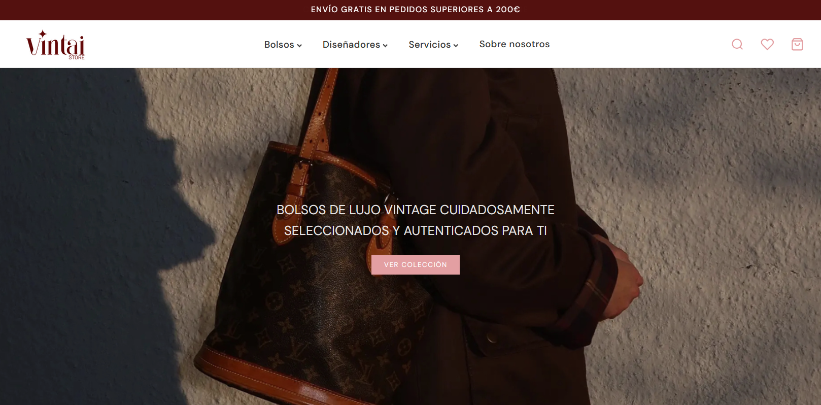 Vintaj - Hero y navegación